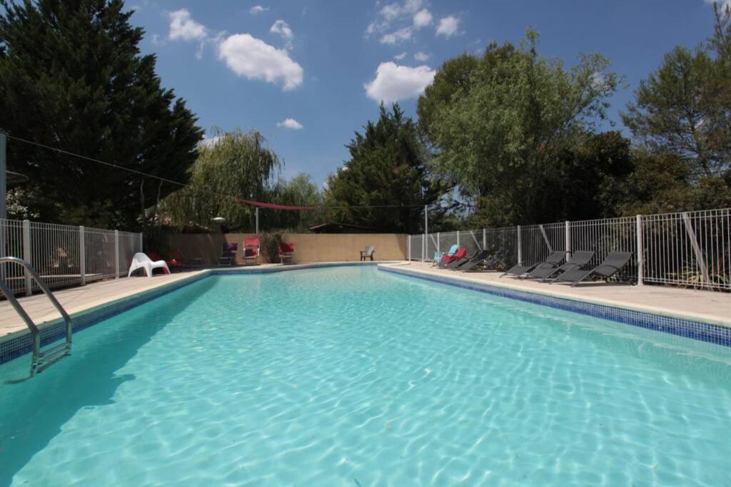 Gite Avec Piscine Et Climatisation Buzignargues Eksteriør bilde